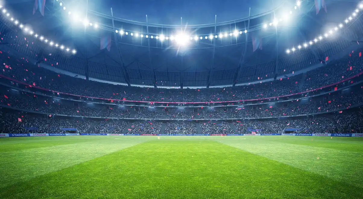 Sports field & court lighting design illustration